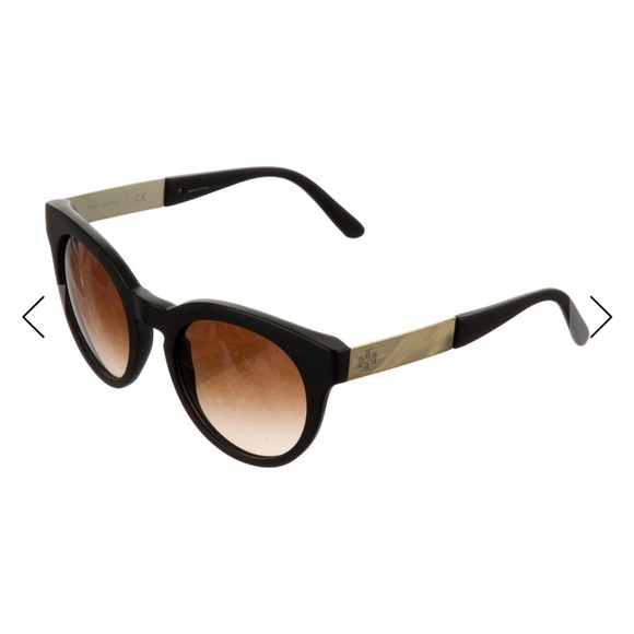 Tory Burch Black Round Gradient Sunglasses - Picture 3 of 15